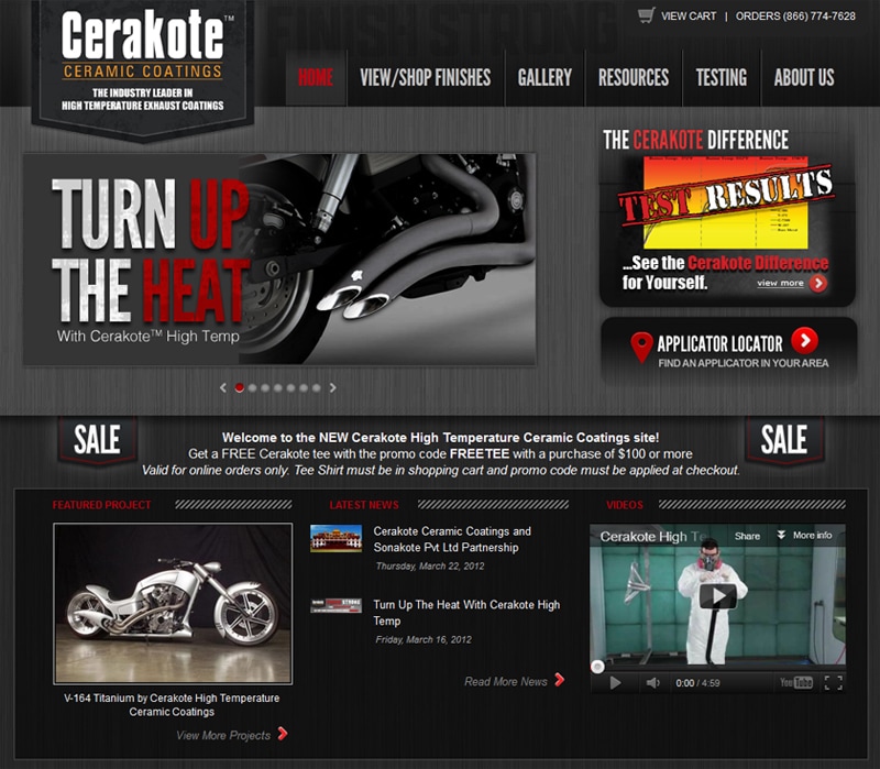 Cerakote High Temperature Ceramic Coatings Launches New Website