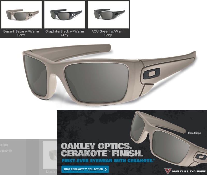 Oakley SI Fuel Cell Sunglasses with Cerakote