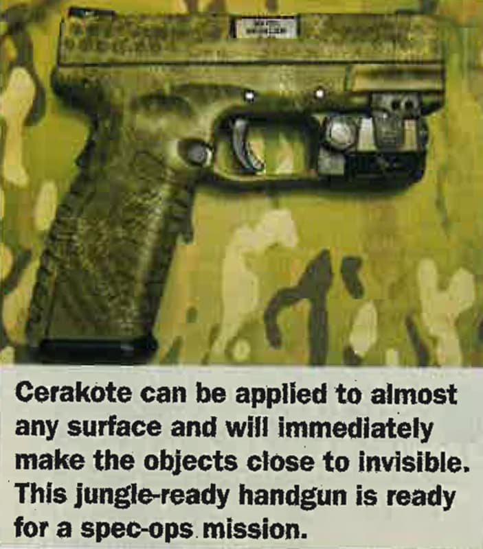 Cerakote in 'Special Weapons' February 2012 issue