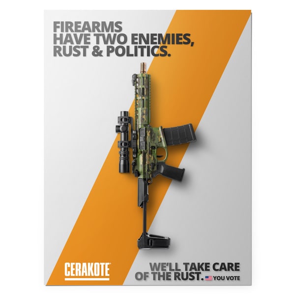 SE502 CERAKOTE RUST & POLITICS POSTER Cerakote Ceramic Coatings