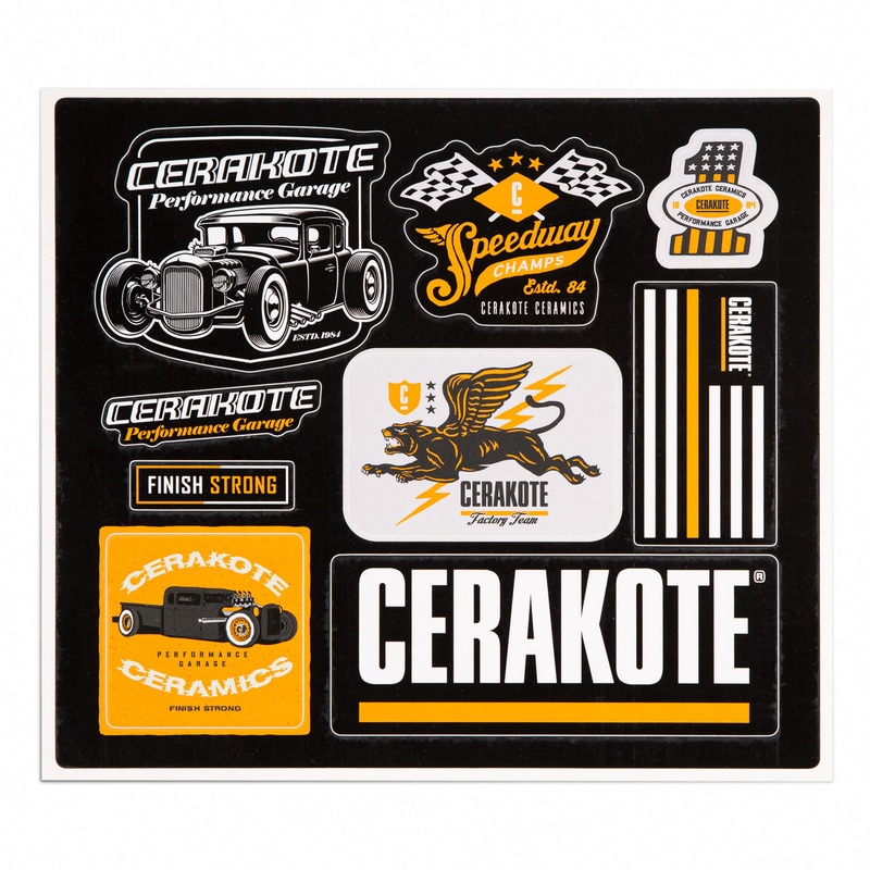 SE-385 Cerakote Auto Sticker Pack