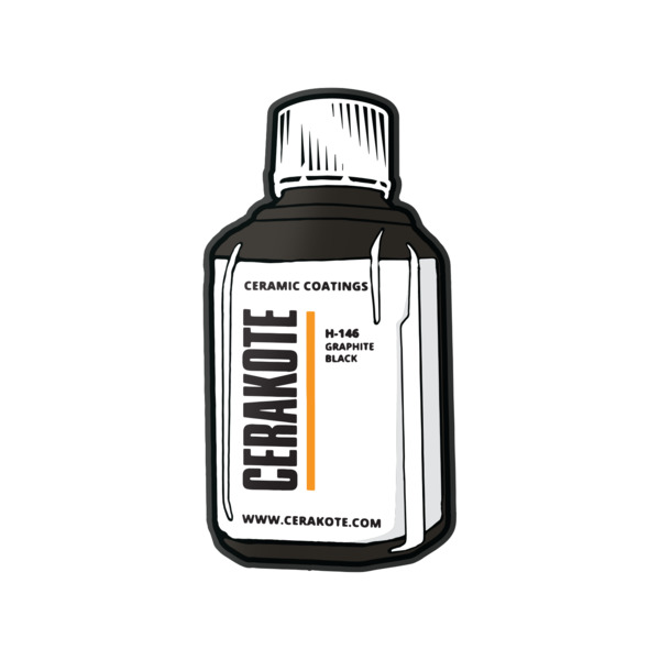 SE-542 Cerakote Vinyl Sticker: Graphite Black | Cerakote Ceramic Coatings