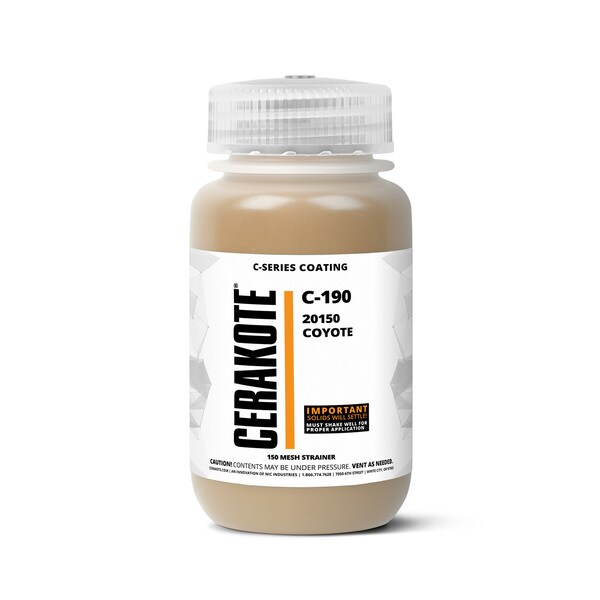 CERAKOTE® C-SERIES Air Cure Ceramic Coating C-190 20150 Coyote
