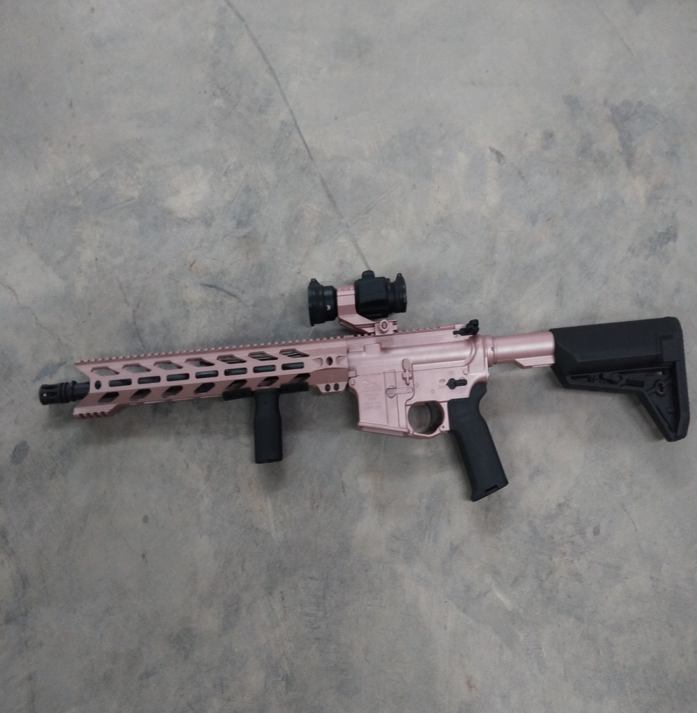 Anderson Manufacturing AR Build Cerakoted using Rose Gold and Graphite ...