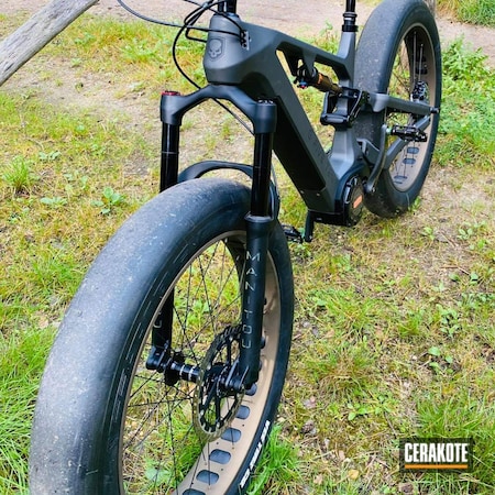 Powder Coating: Graphite Black H-146,Bike Frame,Bicycle,Tungsten H-237,Bicycle Frame