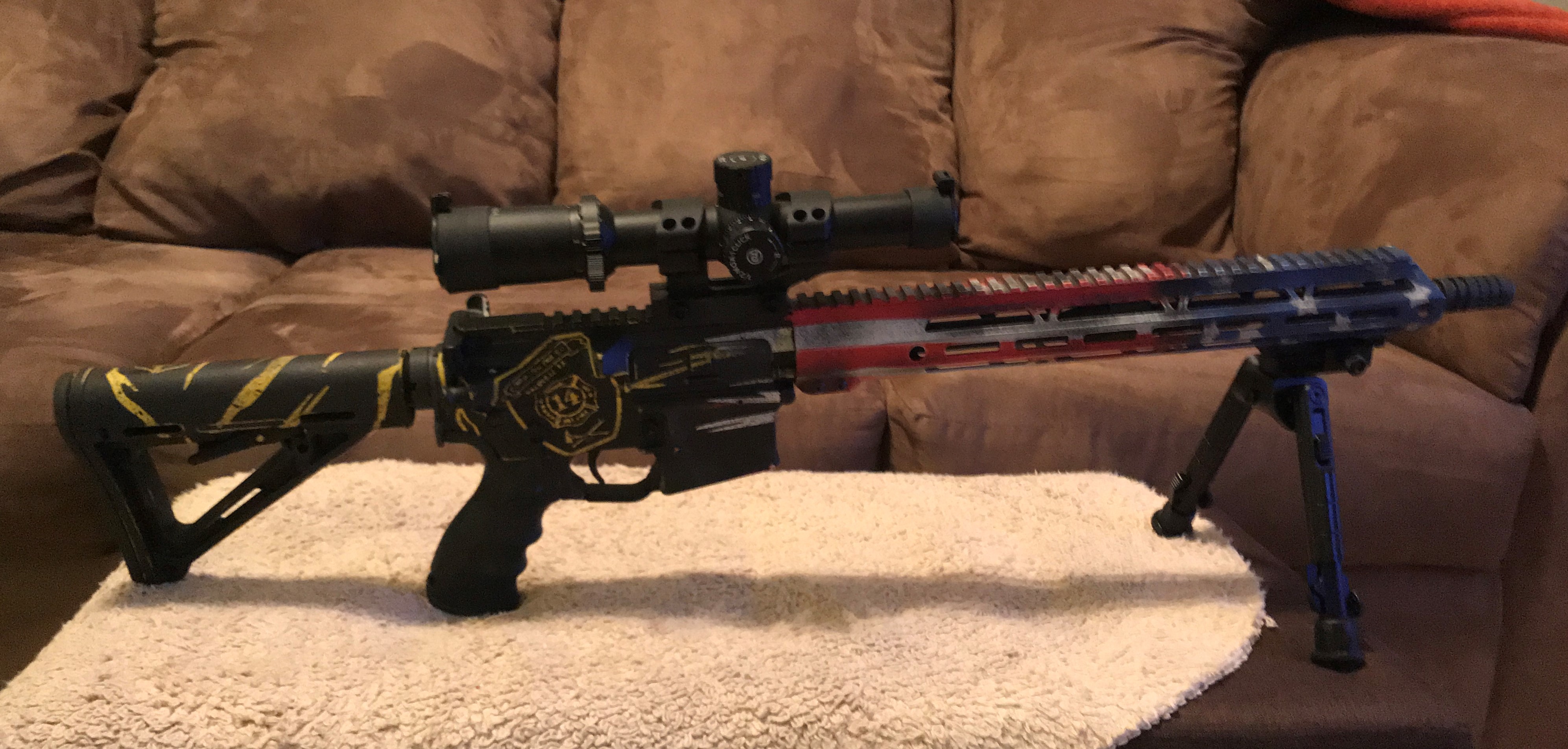 American Flag Themed AR-15 Build featuring H-242, H-171, HIR-146 and H ...