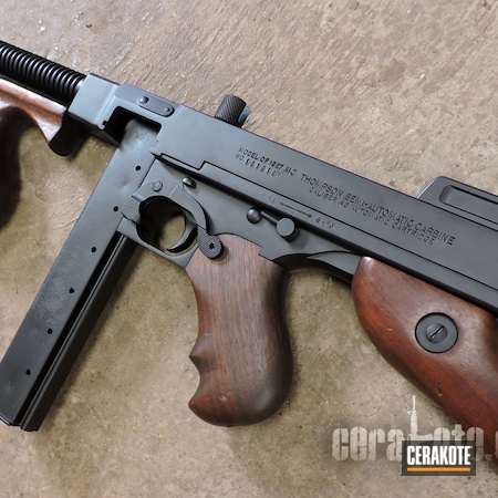 Powder Coating: Graphite Black H-146,.45 ACP,Tommy Gun,S.H.O.T,Classic Gun,Carbine,Rifle,Thompson