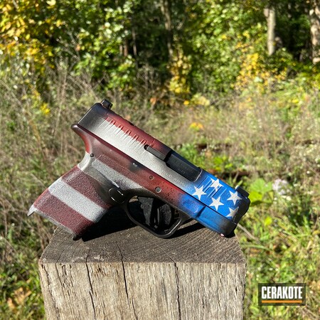 Powder Coating: 9mm,Crimson H-221,Distressed,NRA Blue H-171,S.H.O.T,Armor Black H-190,Stormtrooper White H-297,Springfield Armory,American Flag,US Flag,Hellcat