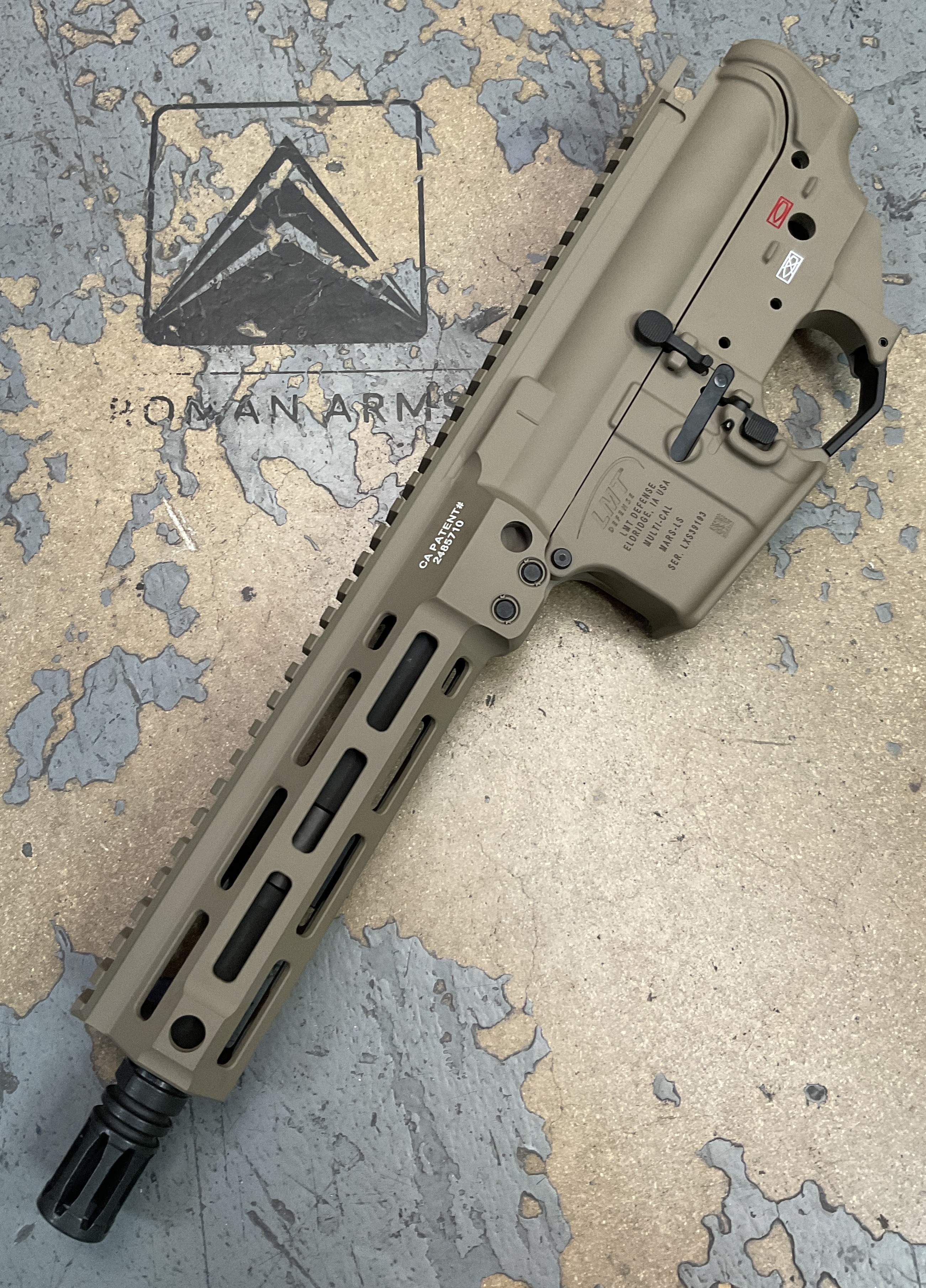 Lmt Builderset finished in Magpul® Flat Dark Earth | Cerakote