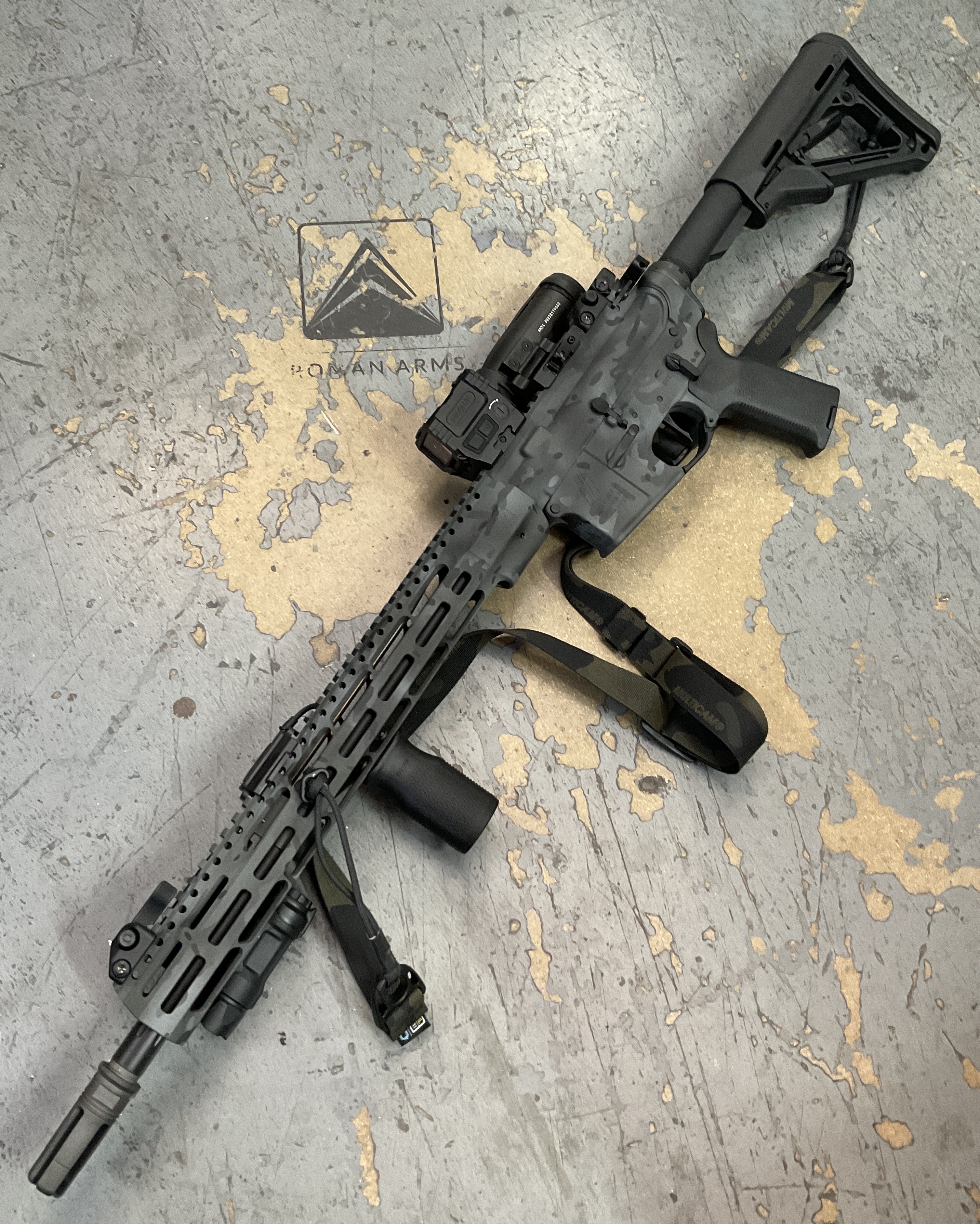 Zev Rifle finished with C-192, H-210 and H-146 | Cerakote
