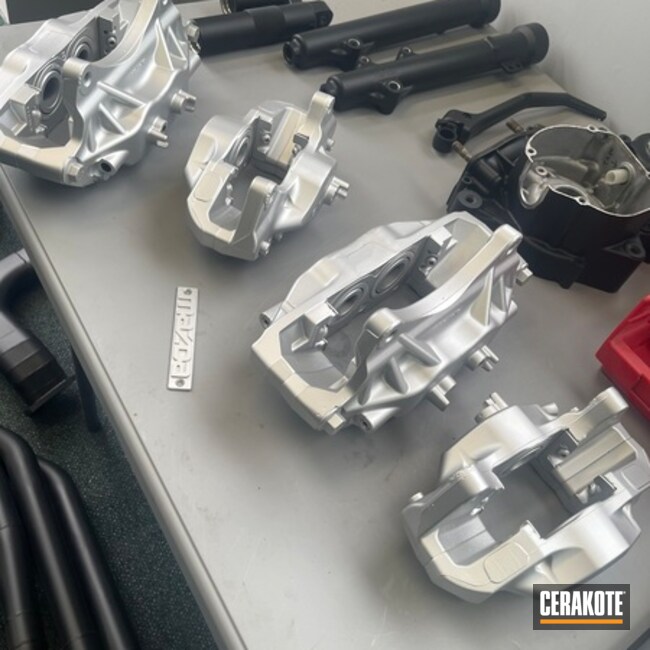 Brake Calipers And Other Parts Coated In Glacier Series