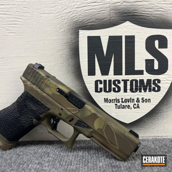 Kryptec G17 Coated With Cerakote In Chocolate Brown And Magpul® Fde