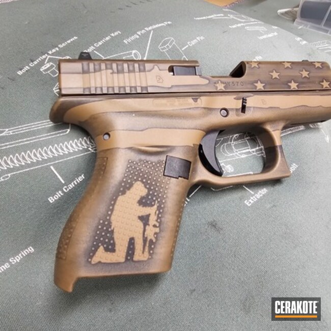 Troy® Coyote Tan And Graphite Black Glock 42