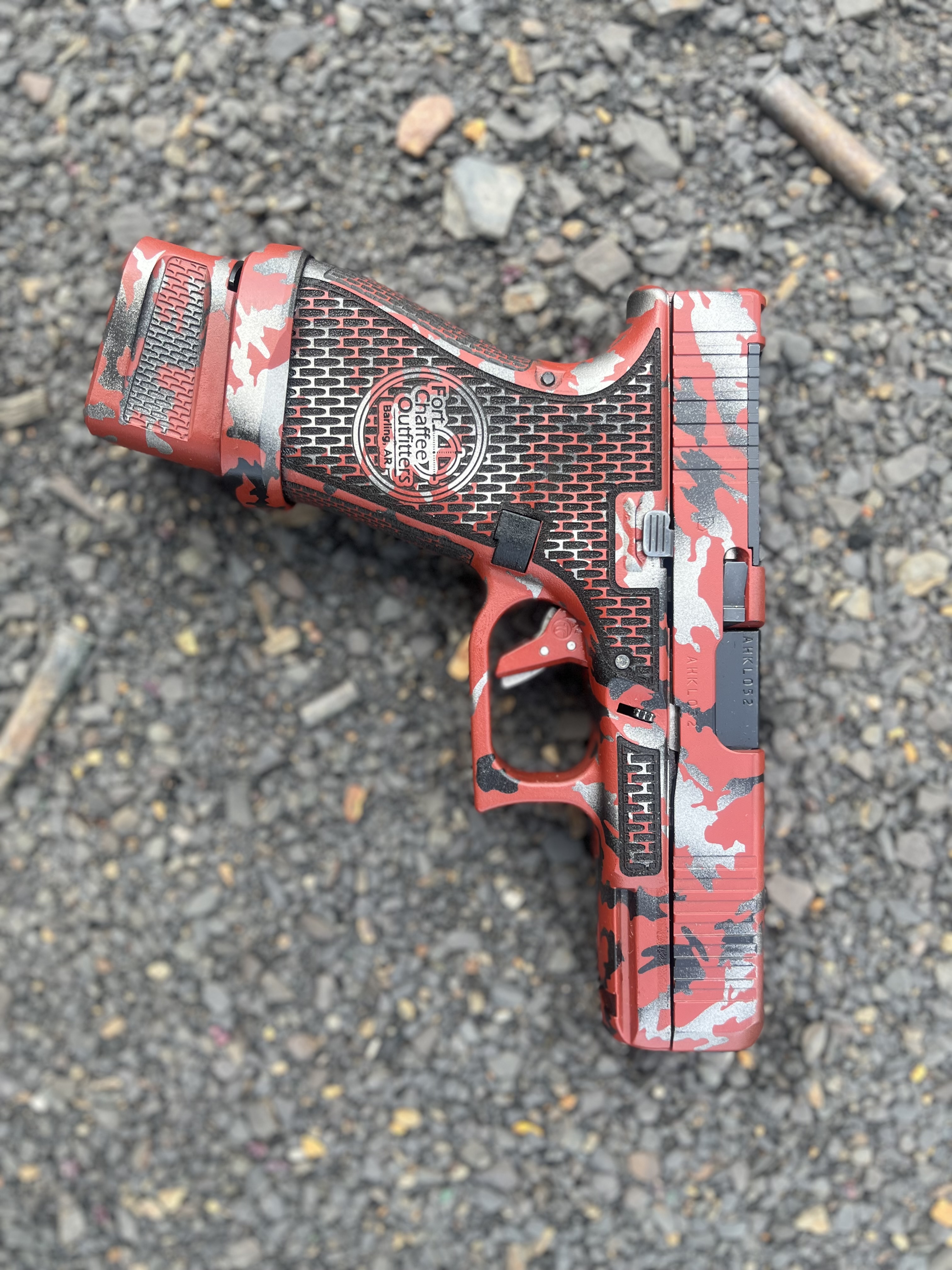 Red Custom Blended Urban Camo | Cerakote