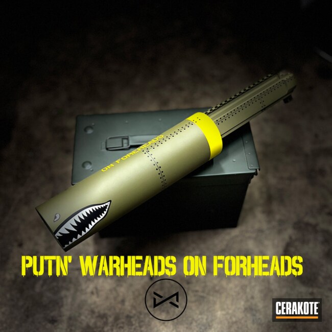 Putn’ Warheads On Forheads  Coated With Cerakote In H-189, H-136, H-166, H-301 And H-146