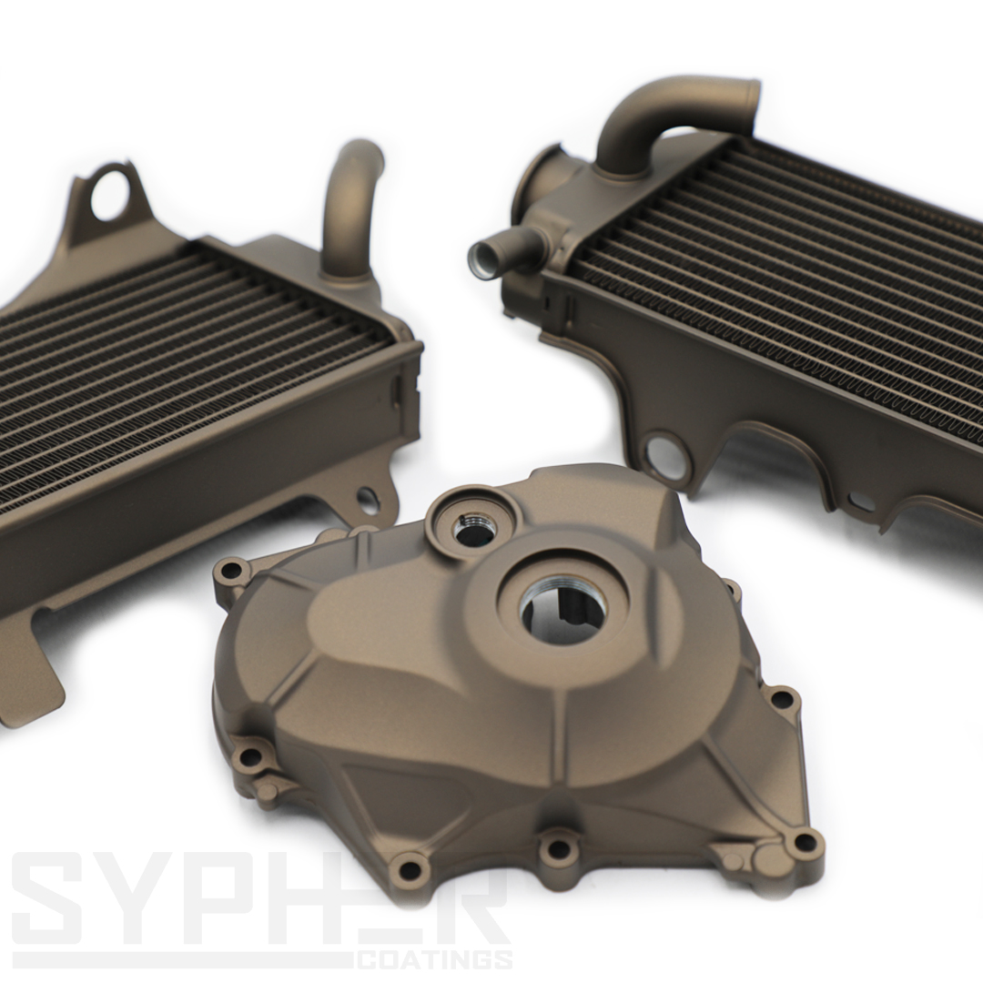 Midnight Bronze Radiators and Ignition Cover - Yamaha YZ450 - Sypher ...