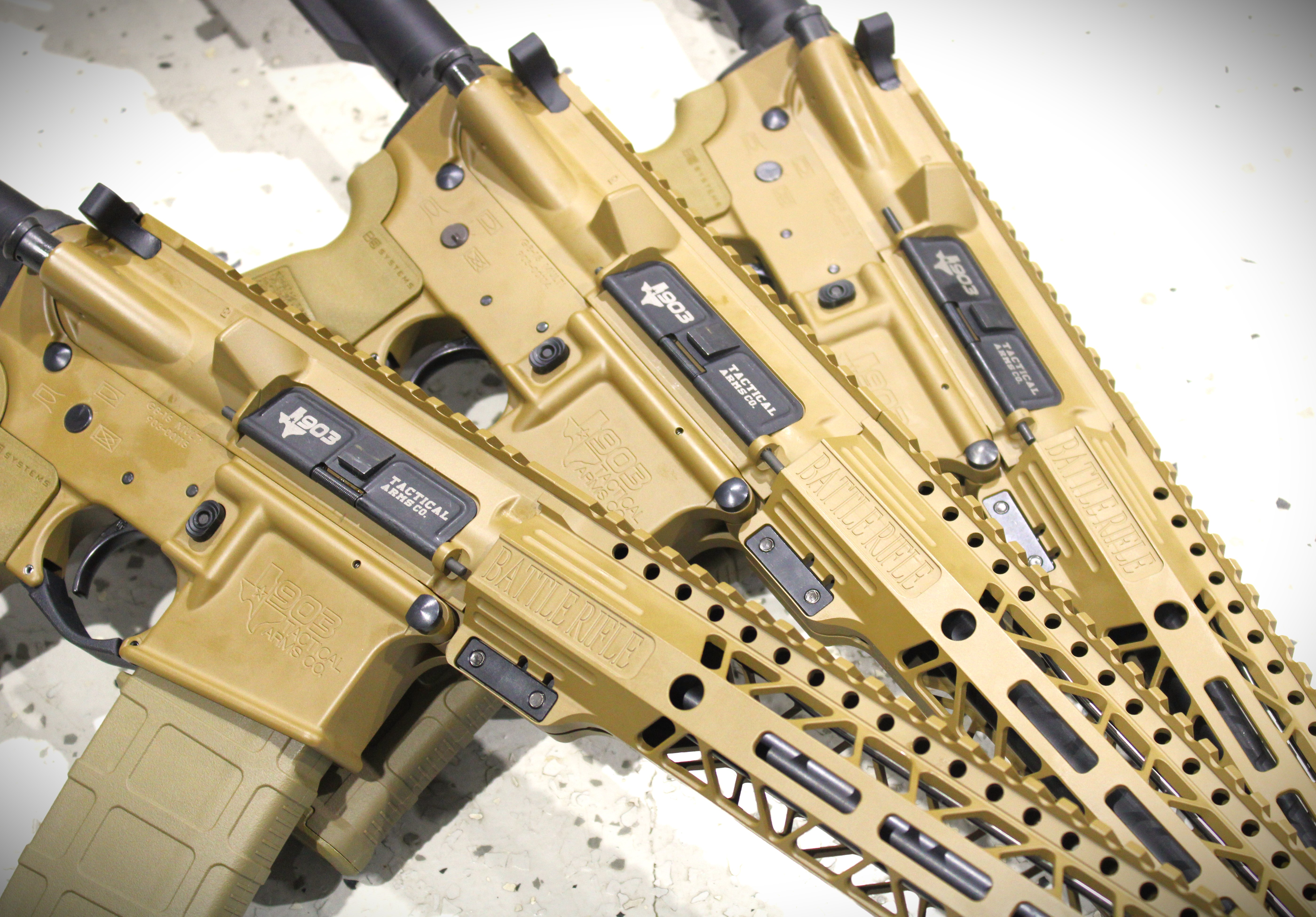 3 more of our 903 Tactical Battle Rifles finished up | Cerakote