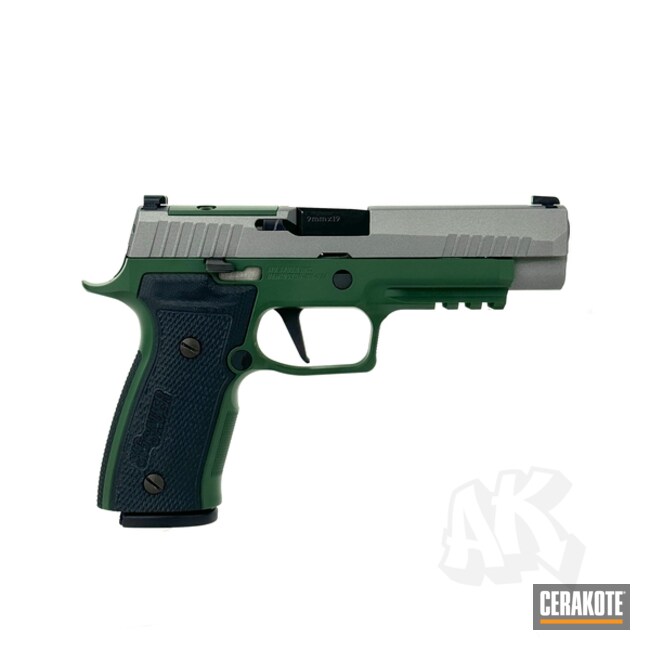 Sig Sauer P320 Green And Silver