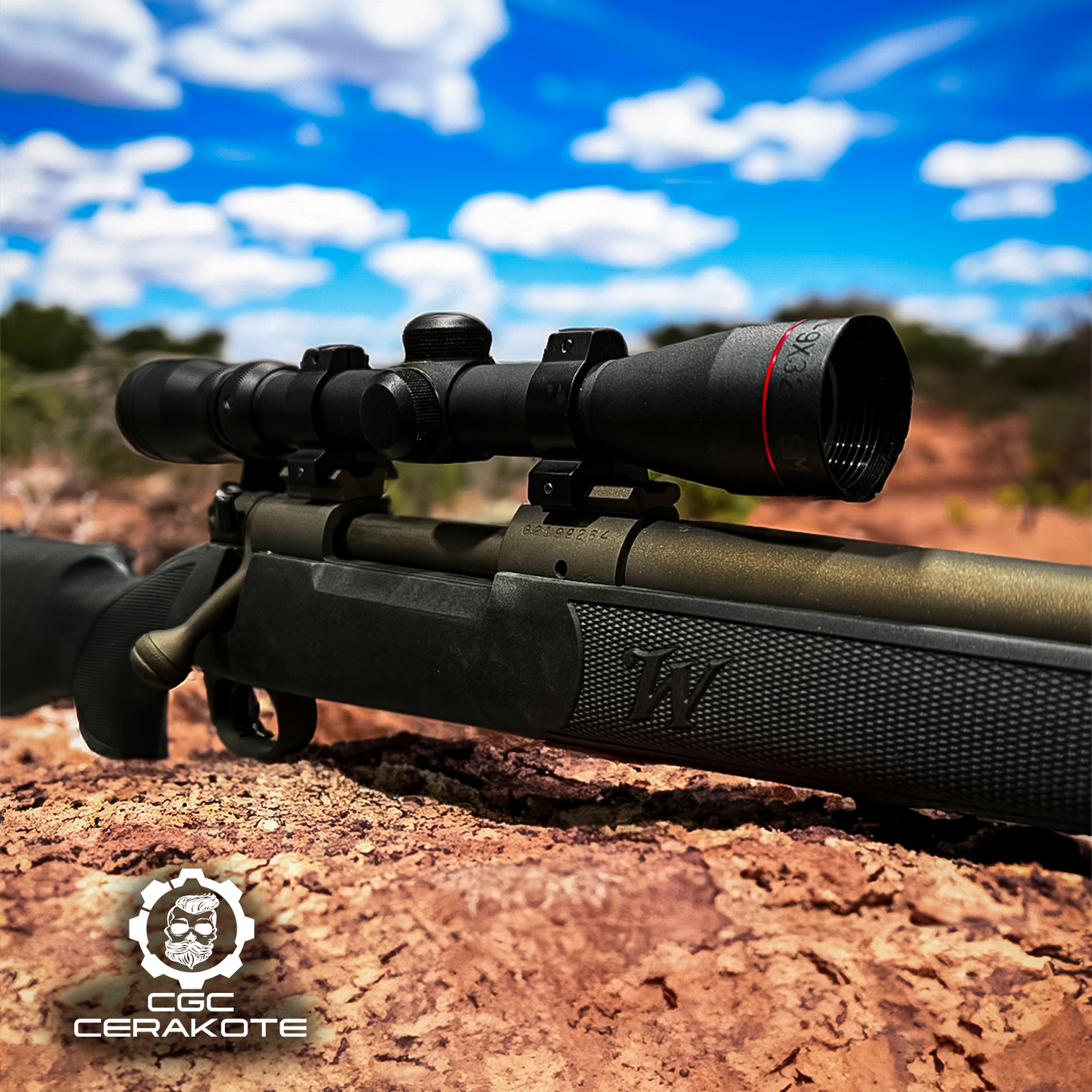 Winchester Deer Rifle - Burnt Bronze Cerakote | Cerakote