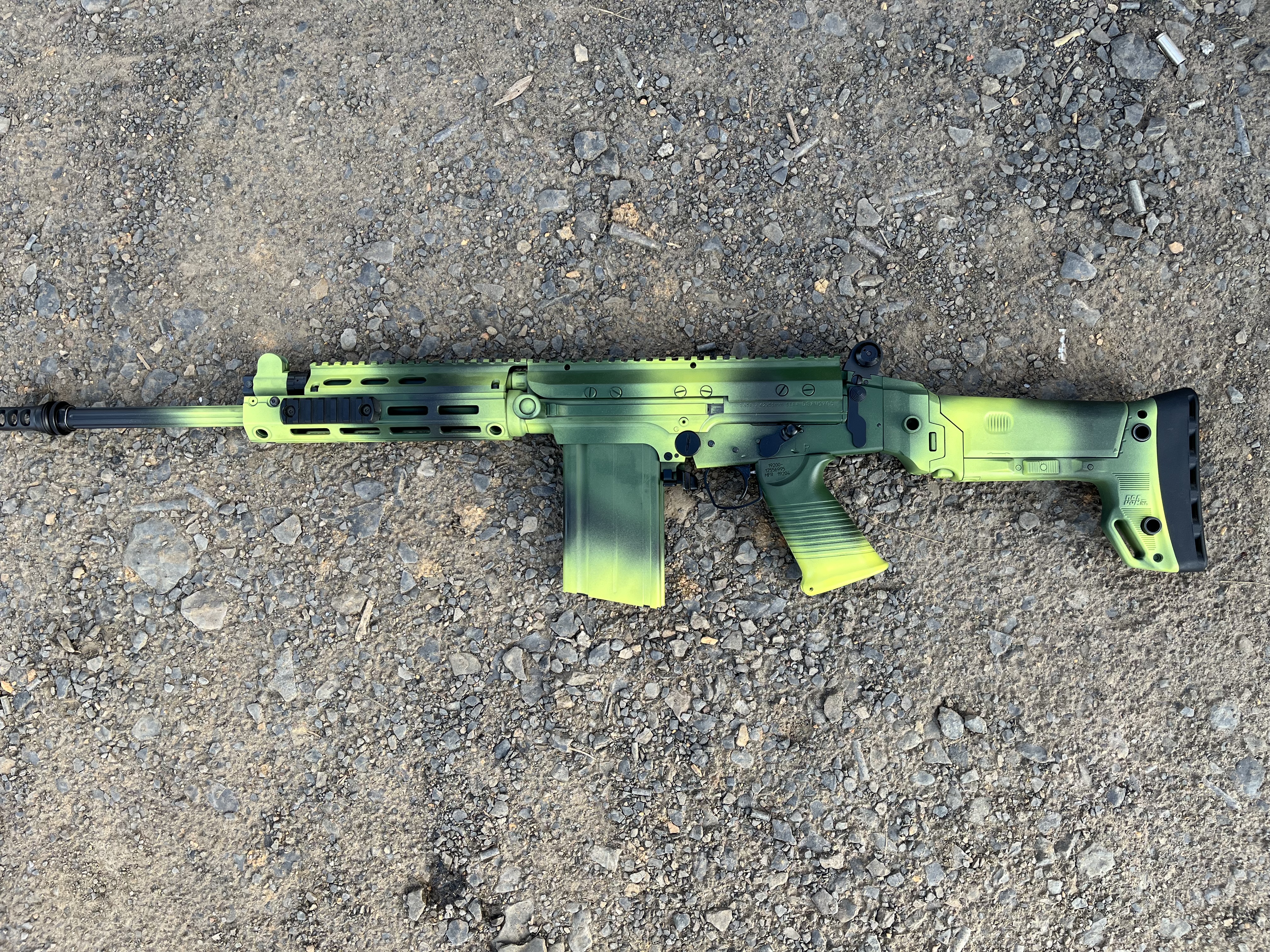 Rhodesian Baby Poop FAL | Cerakote