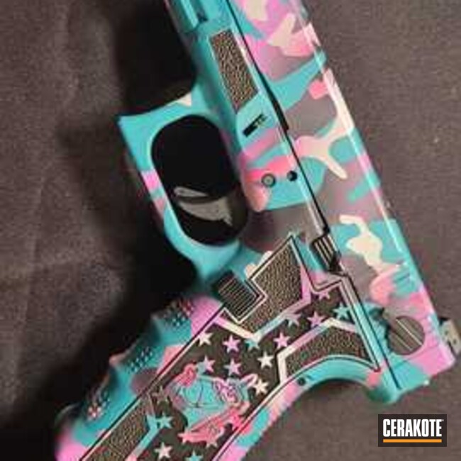 Switch Camo G34 Coated With Cerakote In H-224, H-140, H-332 And H-349