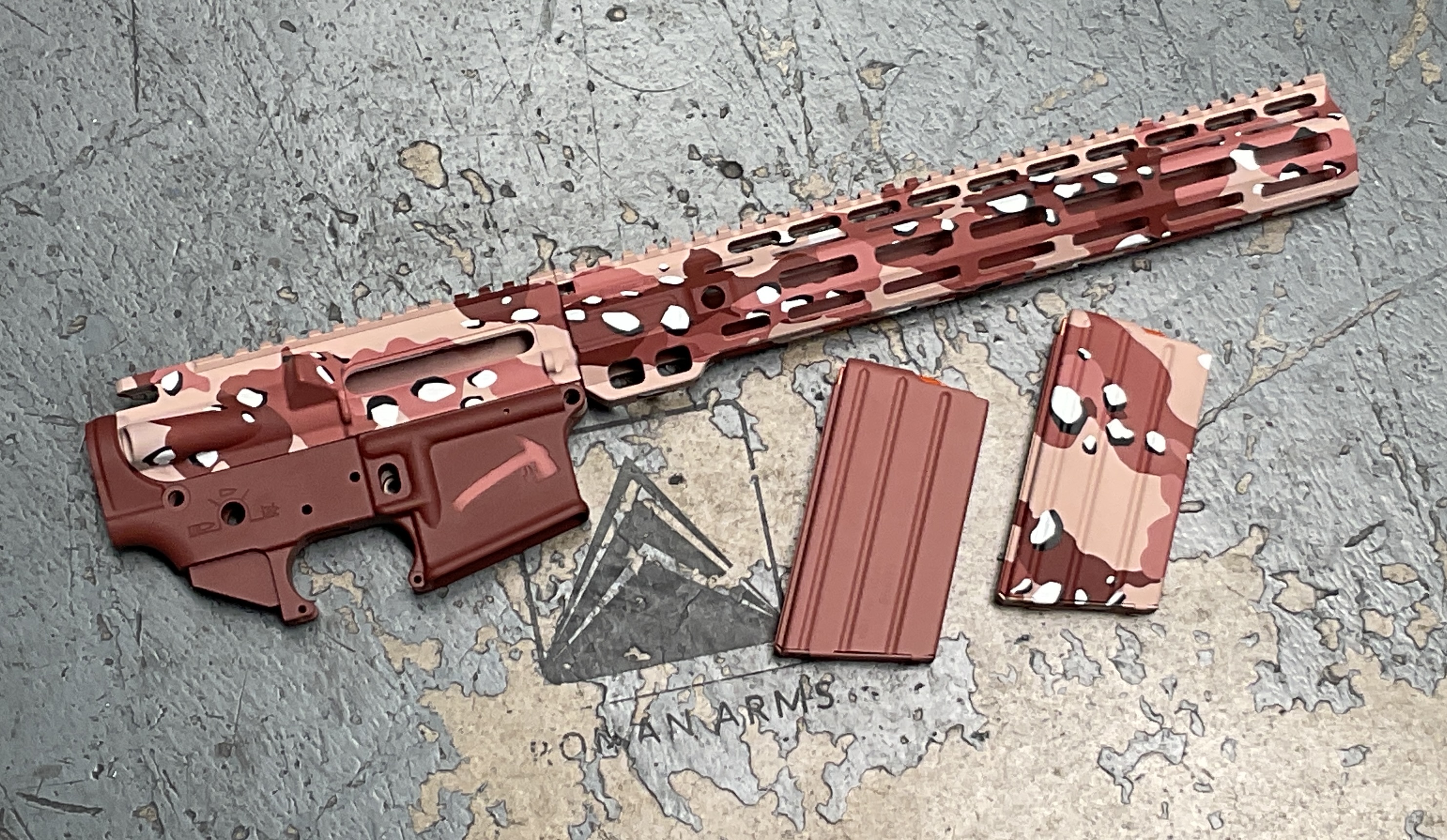 Ar 15 Blue Raspberry Raspberry Chocolate Chip Ar done in H-244, H-140, H-169, H-33446, H-212 ...