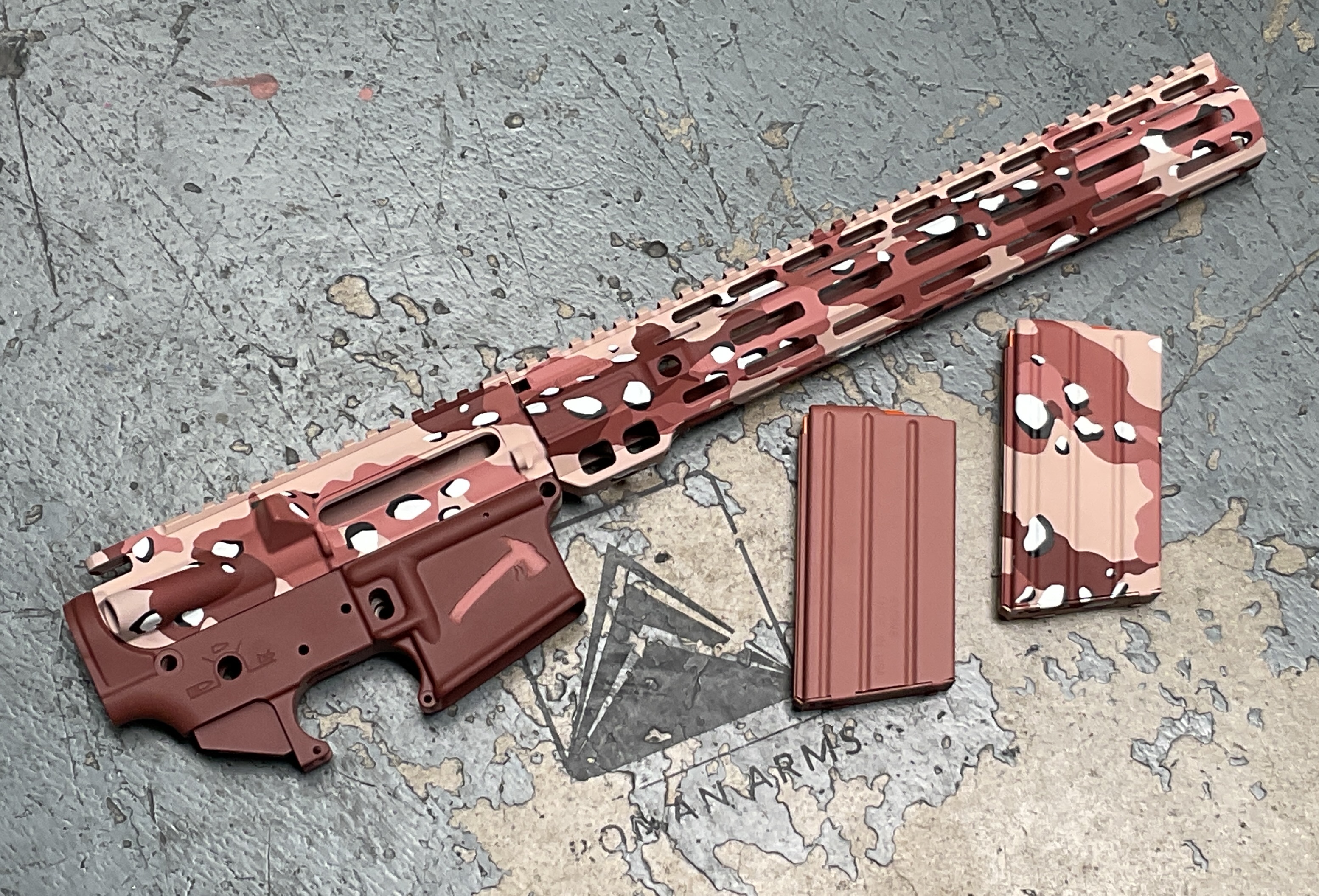 Ar 15 Blue Raspberry Raspberry Chocolate Chip Ar done in H-244, H-140, H-169, H-33446, H-212 ...
