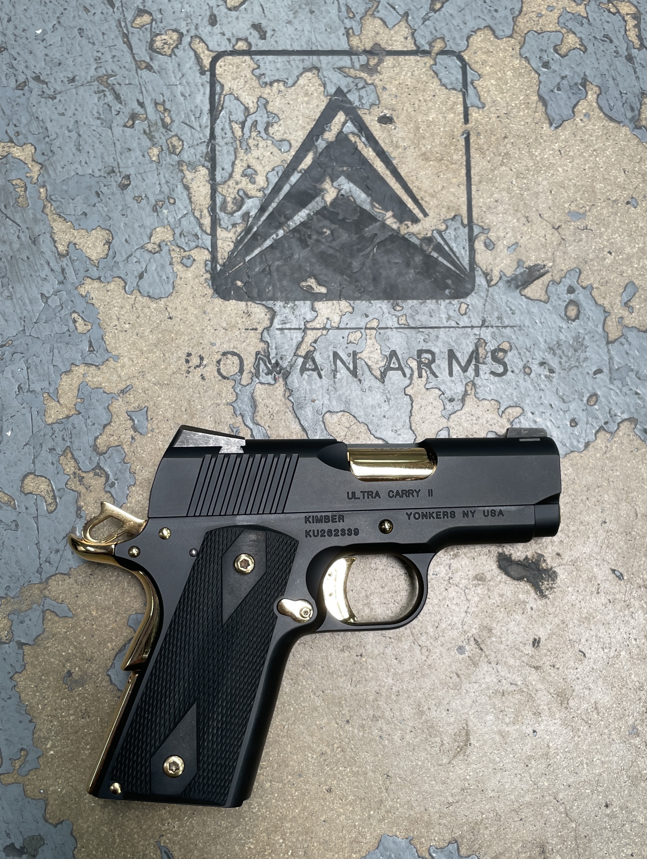 45 ACP coated in Graphite Black | Cerakote