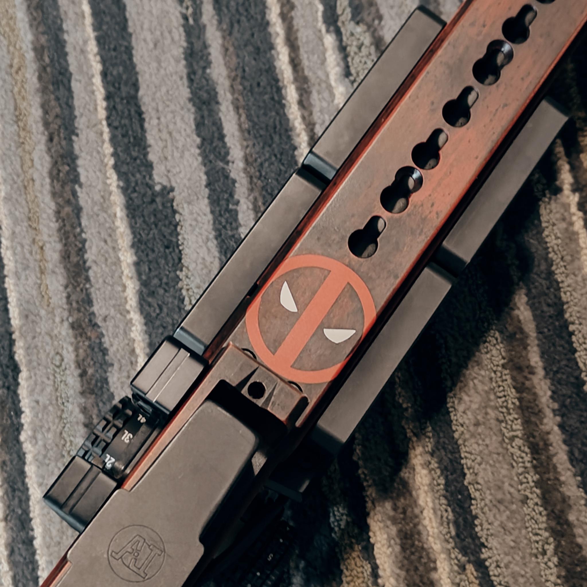 Deadpool Themed AI ATX PRS Rifle | Cerakote