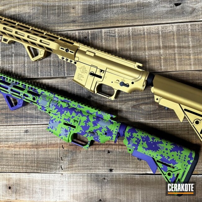 Pair Of Airsoft Rifles For A Local Business 