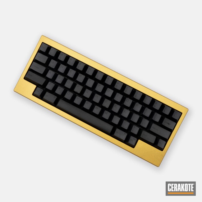 Live Oak - Custom Mechanical Keyboard Sprayed In Fx-113 Gold