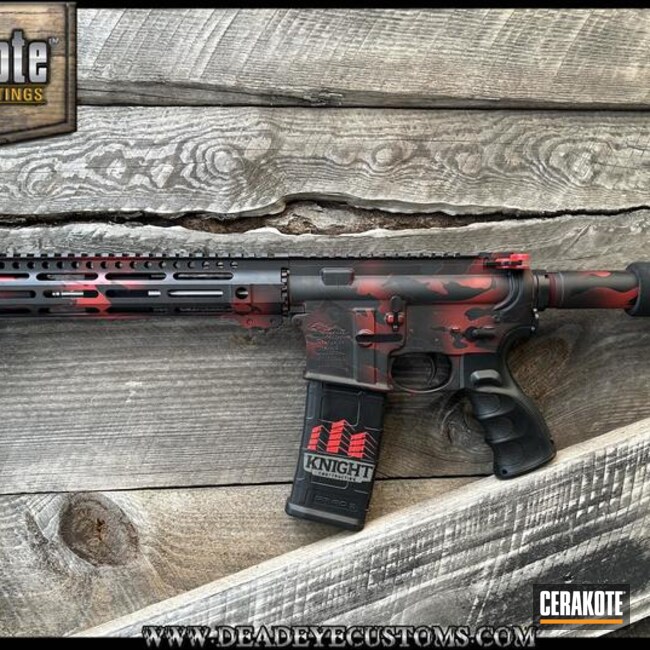Anderson Ar15 Coated With Cerakote In H-146 And H-216