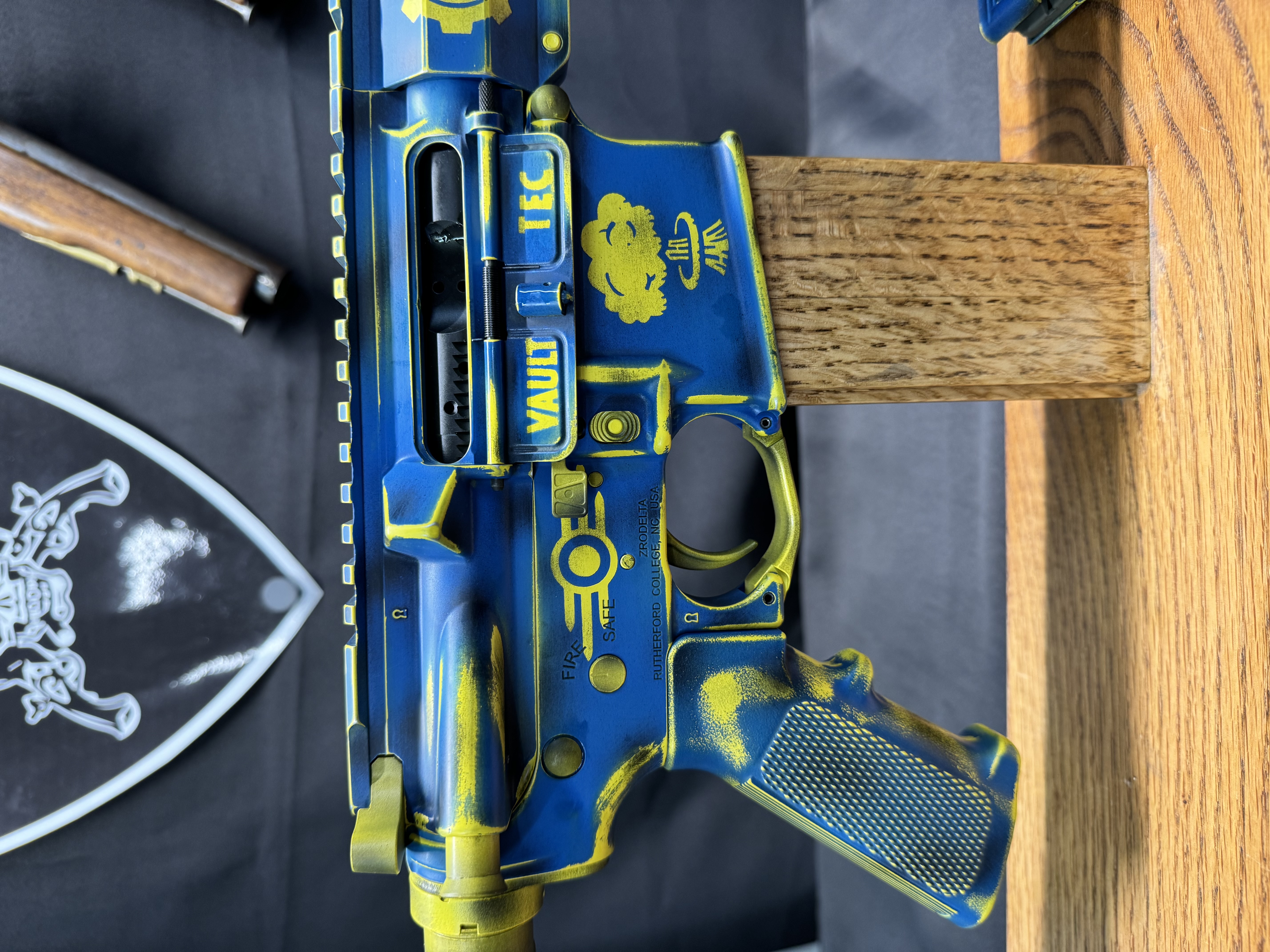Fallout Vault-Tec Vault 33 AR-15 | Cerakote