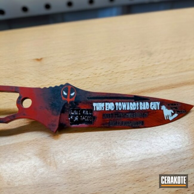 Deadpool Themed Knife