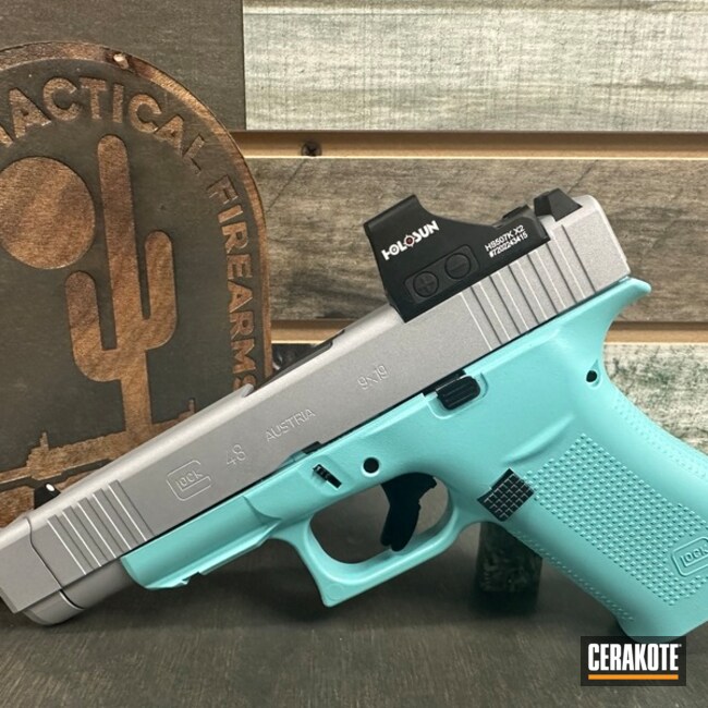 Glock 48 Coated With Cerakote In H-236, H-175 And H-255