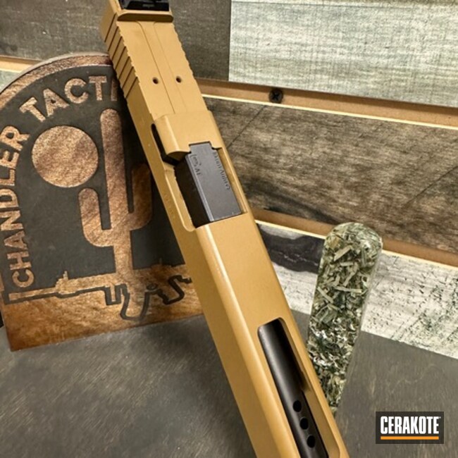 Glock 17 Coated With Cerakote In H-8000