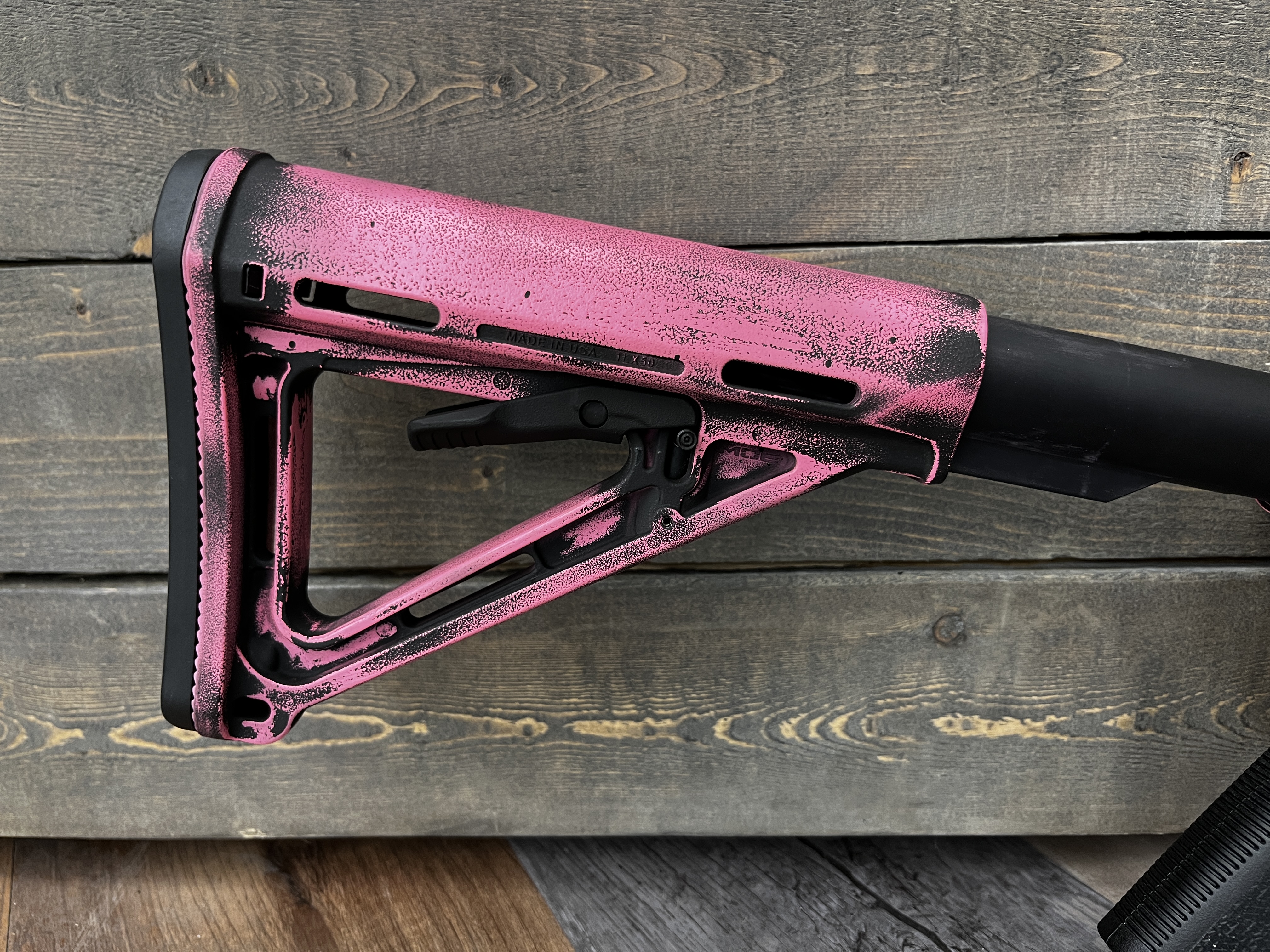 Pink Ar Pink AR-15 | Cerakote