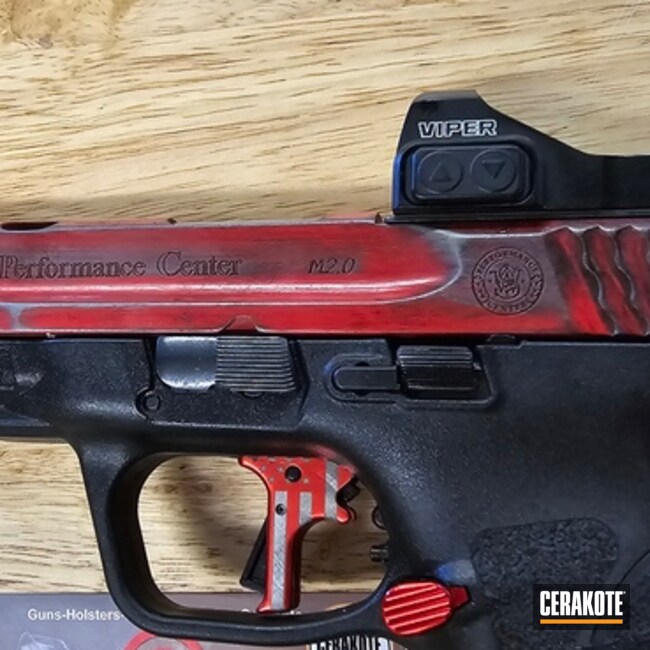 M&p Performance Center Coated With Cerakote In H-150, H-190 And H-167