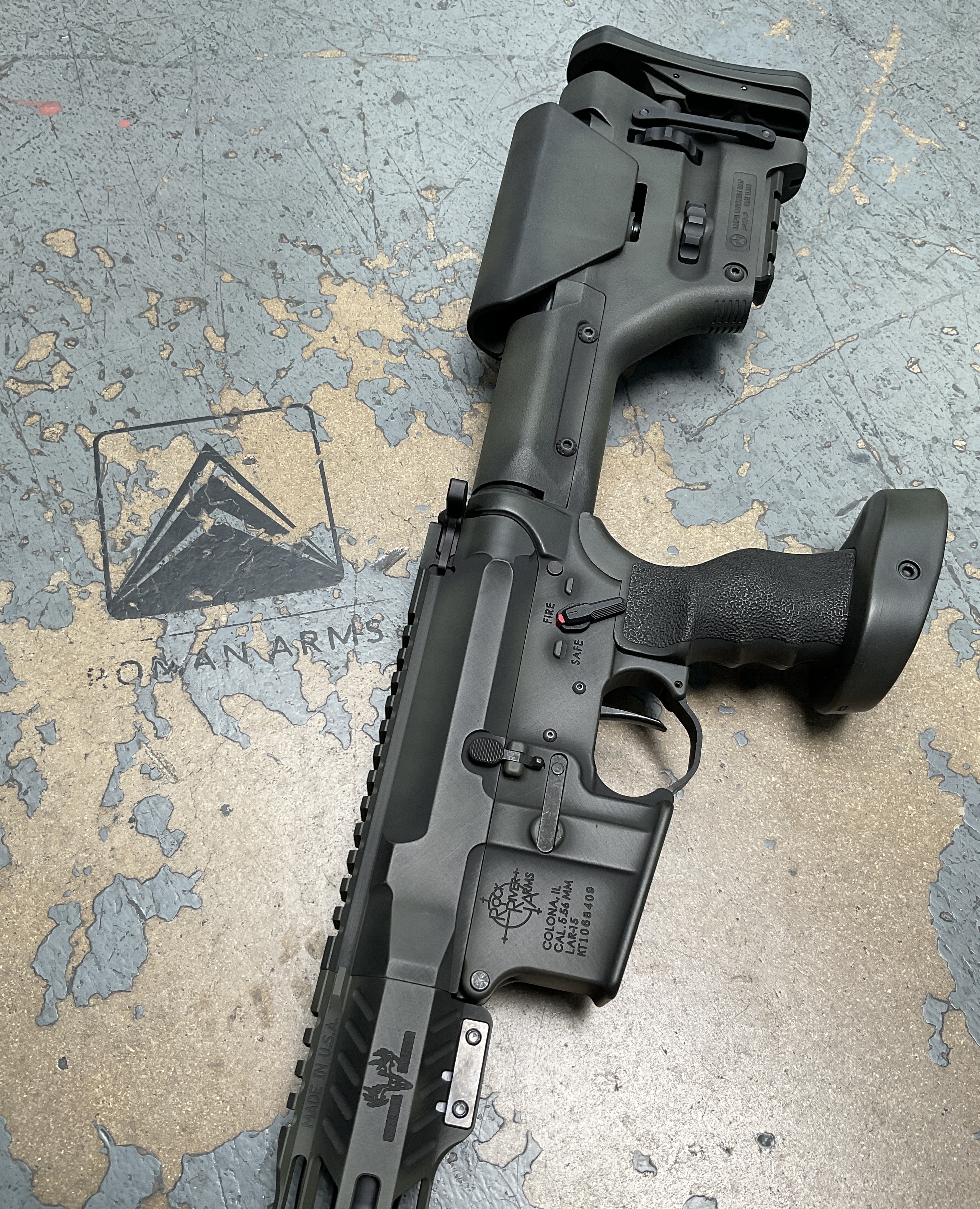 Rock River Prs finished with a O.D. Green and Armor Black Finish | Cerakote