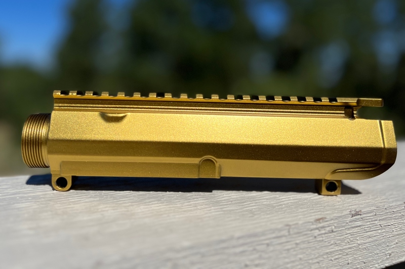 AR-10 Upper Receiver in FX Gold | Cerakote