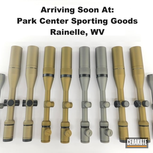 Vortex Scopes Cerakoted in Tungsten, Burnt Bronze, and Smoked Bronze ...