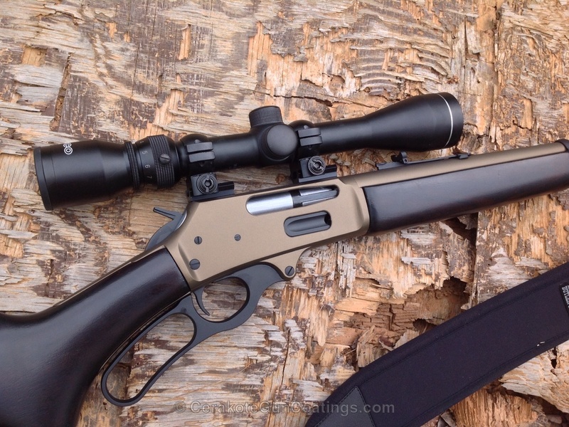 H-148 Burnt Bronze with H-190 Armor Black by Frank Pecoraro | Cerakote