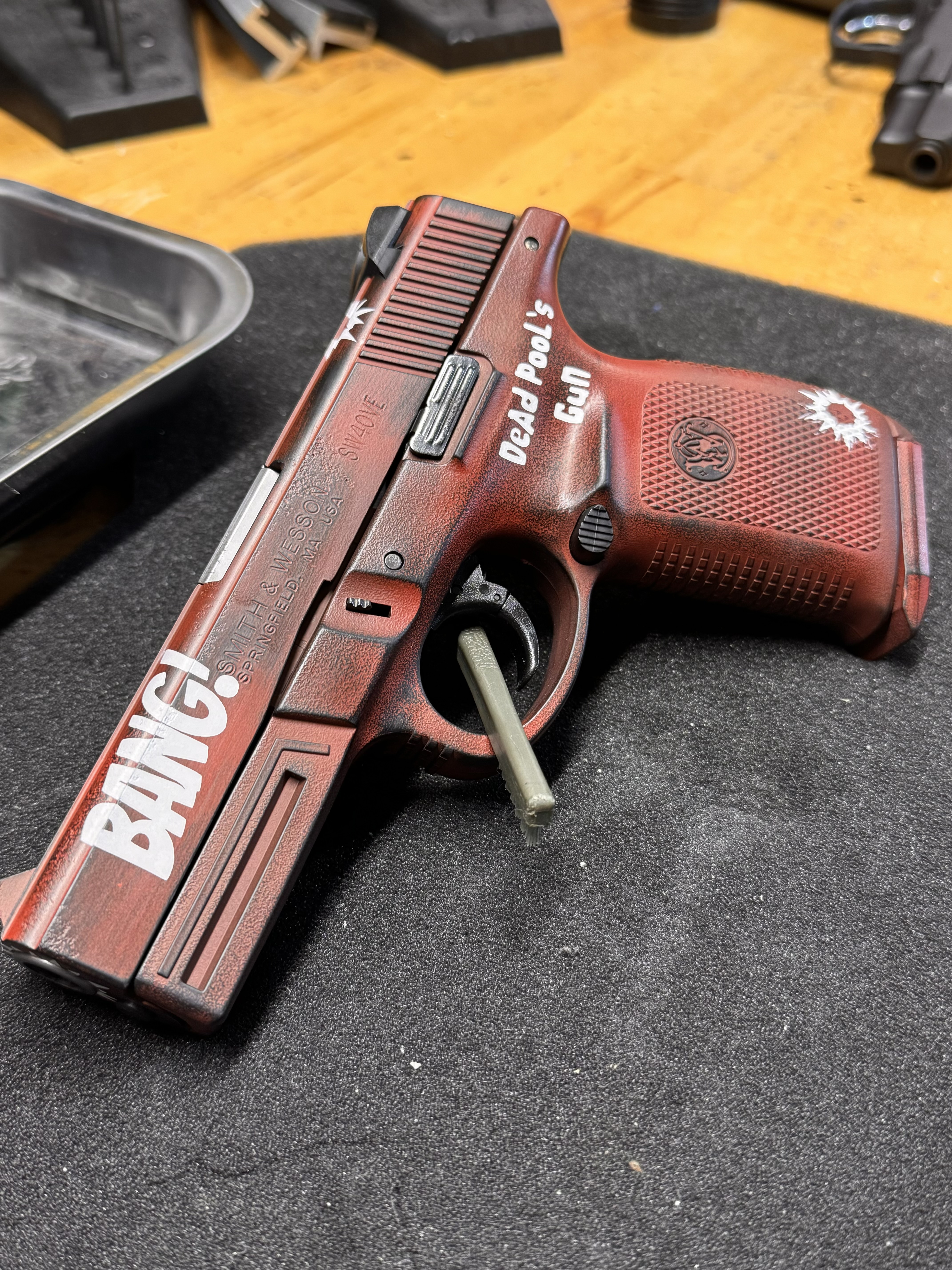 Deadpool Themed S&W | Cerakote
