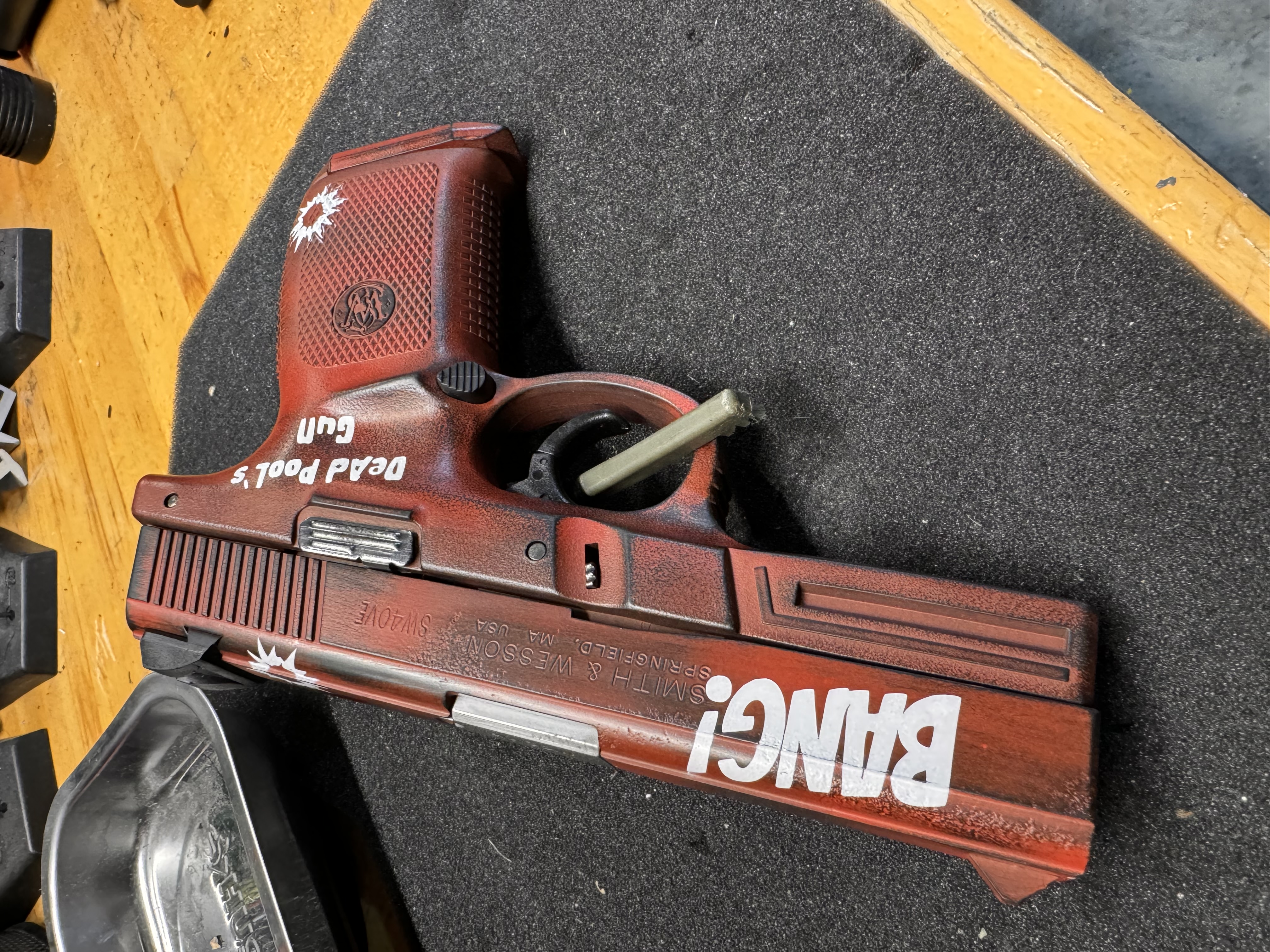 Deadpool Themed S&W | Cerakote