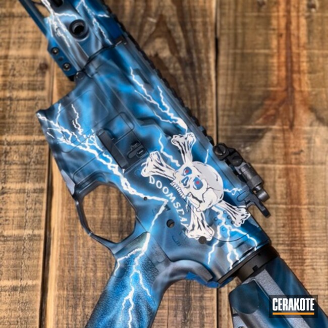 Thunder Doomsday Coated With Cerakote In H-169, H-136, H-175 And H-238