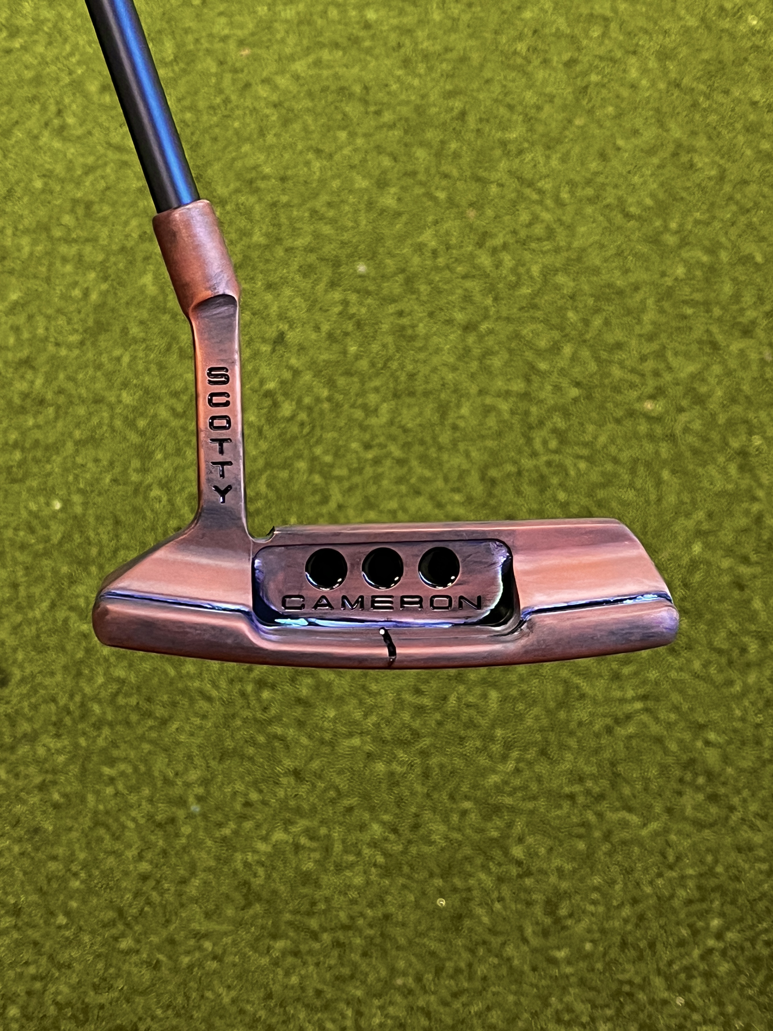 Scotty Cameron Copper Putter using Copper Suede, Graphite Black and ...