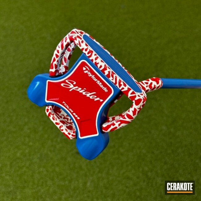 Taylormade Spider Coated With Cerakote In H-297, H-167 And H-171