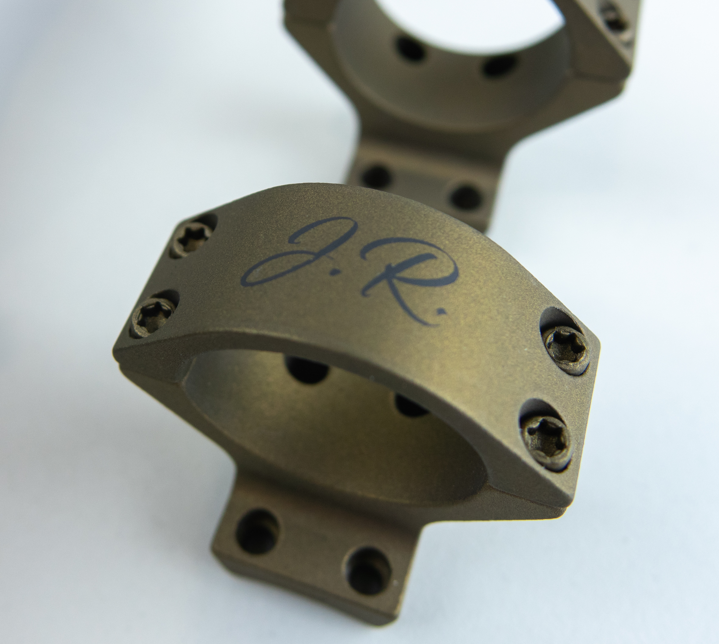 Scope and mounts with lettering | Cerakote