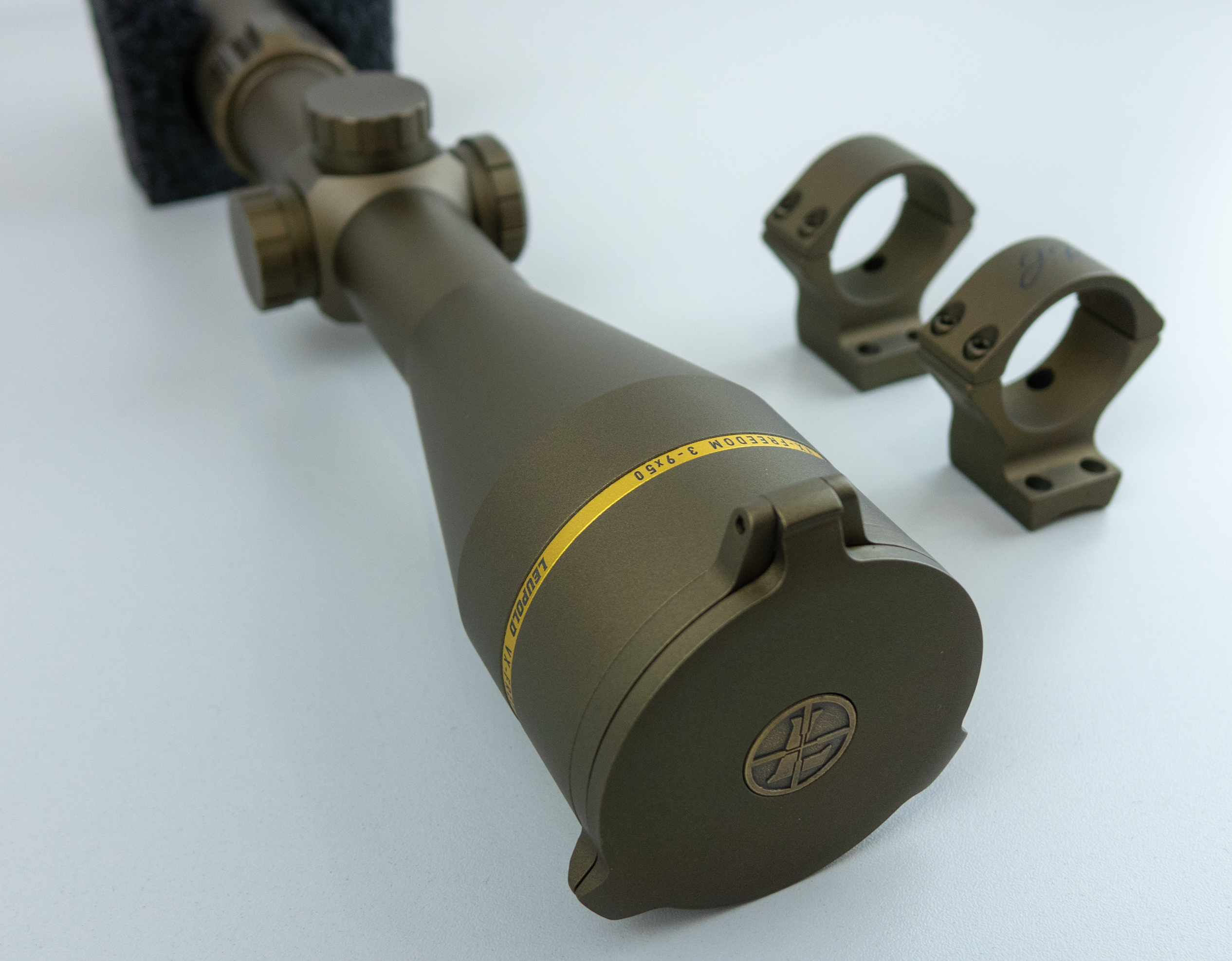 Scope and mounts with lettering | Cerakote