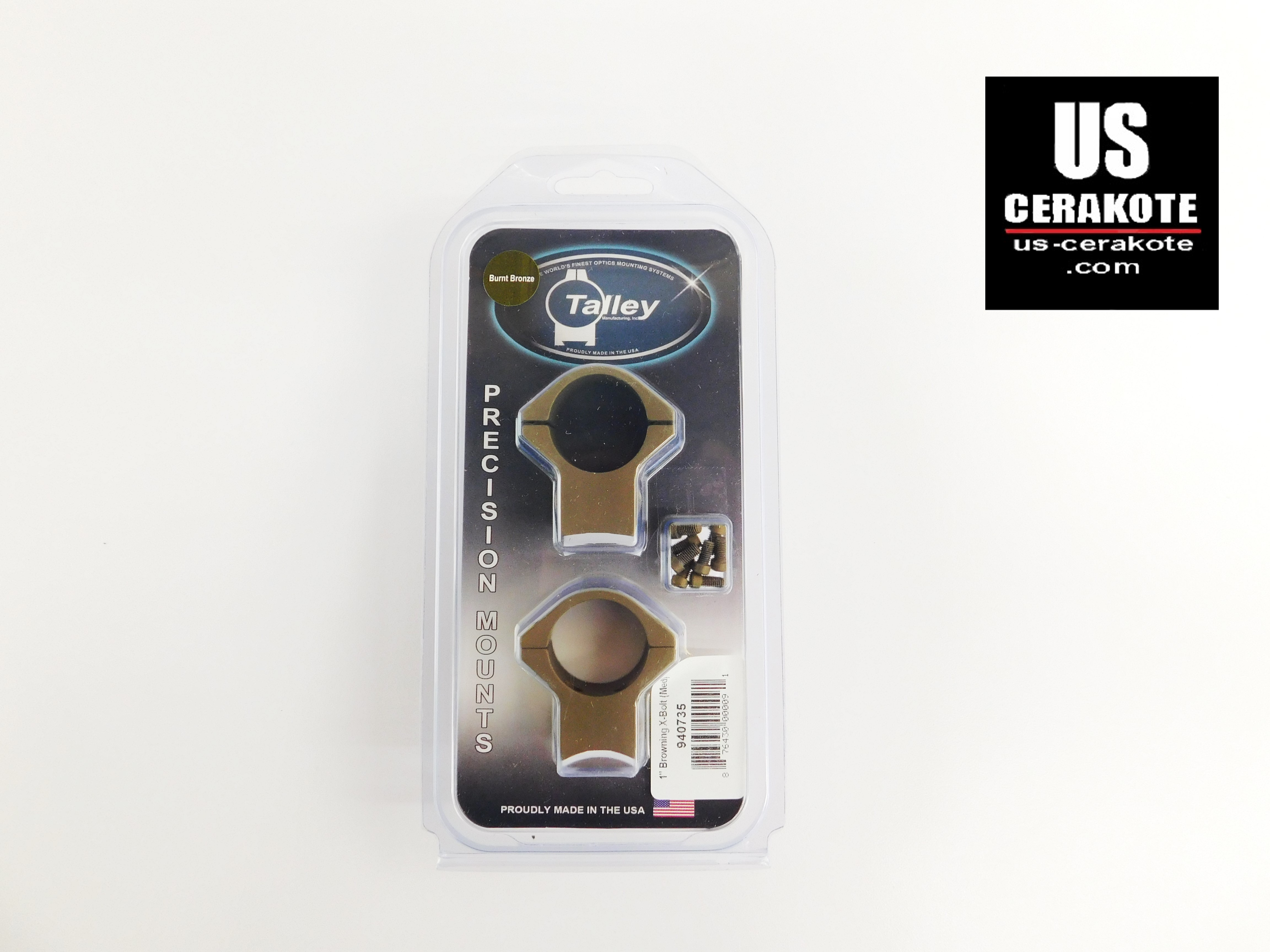 Talley Rings Cerakoted in Burnt Bronze | Cerakote